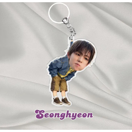 K-pop Cortis Acrylic Keychain - Funny Cortis Hanging Member - Personalized Idol Keyring for Bags & Airpods