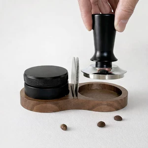 Khay đựng Tamper, OCD, Puck screen bằng gỗ tự nhiên