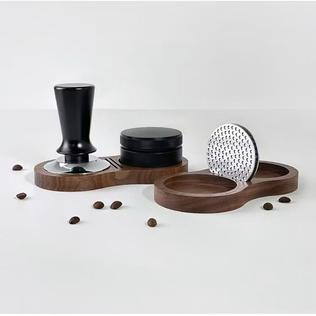 [HOẢ TỐC]Khay đựng Tamper, OCD, Puck screen bằng gỗ tự nhiên