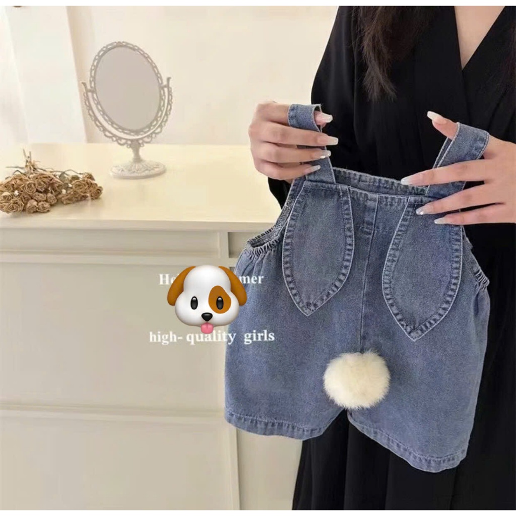 Yếm Bò Tai Thỏ Siêu Dễ Thương Cho Bé Từ 1-6 Tuổi