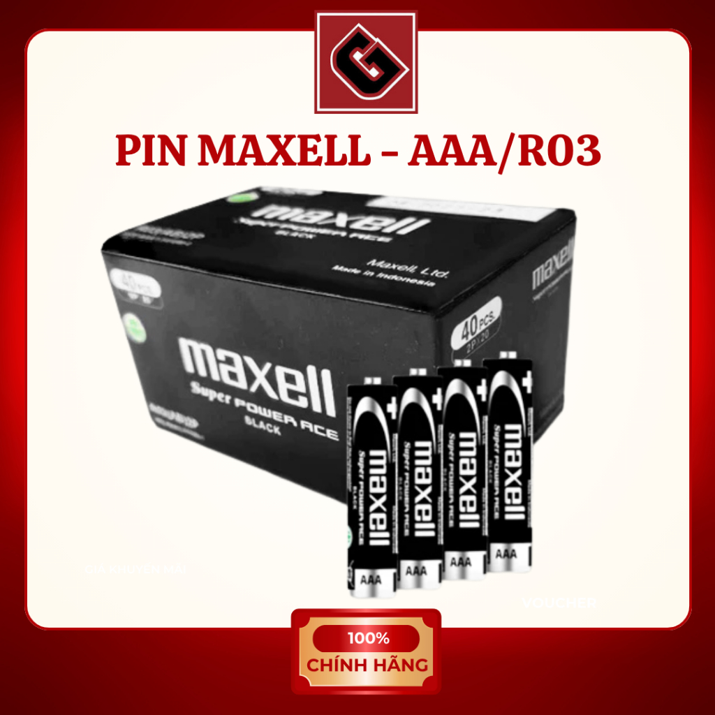 Pin Maxell AAA / R03 - Hàng Chính Hãng Gaming store HCM | Shopee Việt Nam