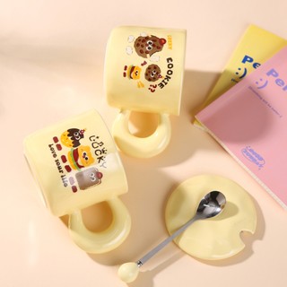 Cốc sứ quà tặng Sweet cake cute 400ml quà tặng sinh nhật bạn gái, ly sứ dễ thương tặng bạn thân