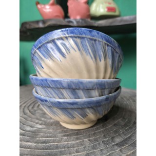 Bộ 10 Chén Bí Xưa - Chén Canh - Chén Uống Trà - Chén Ăn Cơm - Gốm Lái Thiêu - Gốm Xưa Cho Người Hoài Niệm