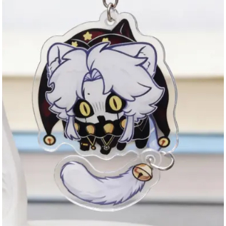 Pierrot Dark Circus Acrylic Keyring