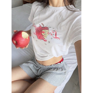 Áo Thun Mini Tee Nữ Mùa Hè ''Los Angeles'' Cotton Co Dãn 4c Mềm Mịn - Kraken Drk