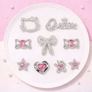 [ĐỘC QUYỀN] Set charm Hello Kitty cao cấp version 2- Bộ charm gắn dép siêu hot hit trending 2026- Có bán lẻ charm