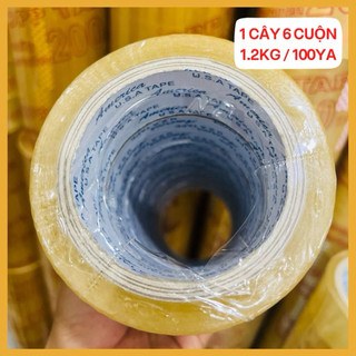 Băng Keo OPP  100 Yard 1.2KG (Cây 6 Cuộn) Siêu Dính – Đóng Hàng Chắc Chắn