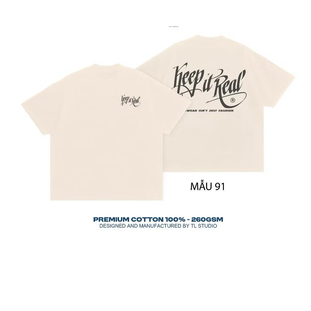 Áo thun Oversize - 100% cotton - định lượng 260gsm