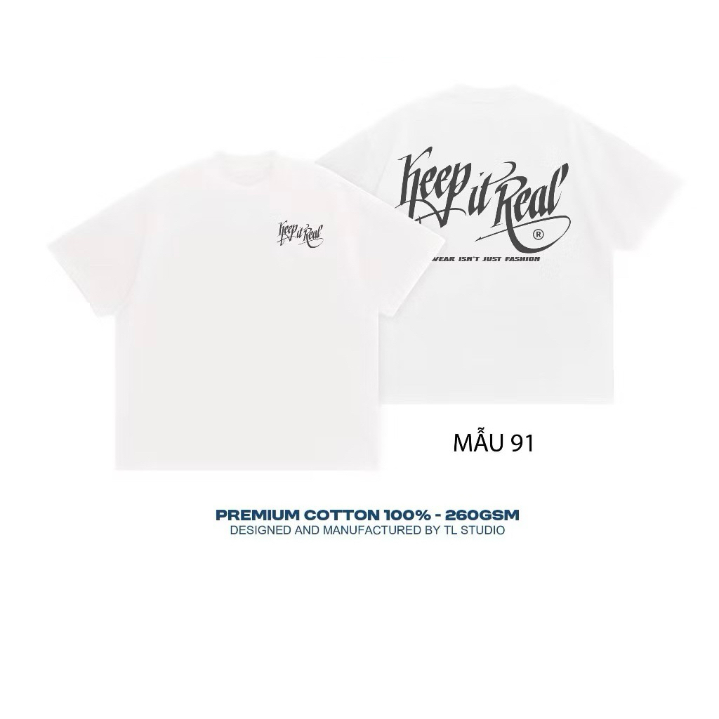 Áo thun Oversize - 100% cotton - định lượng 260gsm