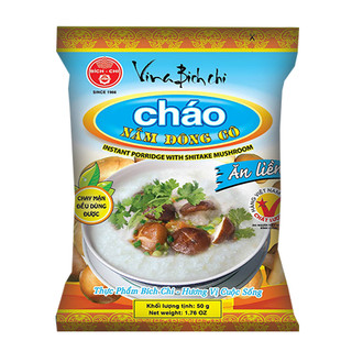 Cháo NẤM ĐÔNG CÔ ăn liền bích chi tiện lợi dễ sử dụng cho người bận rộn gói 50g