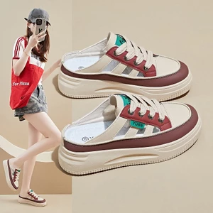 MIXI UNI - Giày Sục Nữ YOBN Đế Cao 4CM ( Hàng Quảng Châu CC ) - Giày Đạp Gót Phối Lưới Thoáng Mát Mùa Hè Mẫu Mới 2026