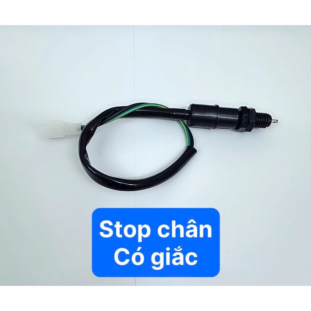 Stop chân Dream/Wave – Công tắc đèn phanh sau có giắc & không giắc