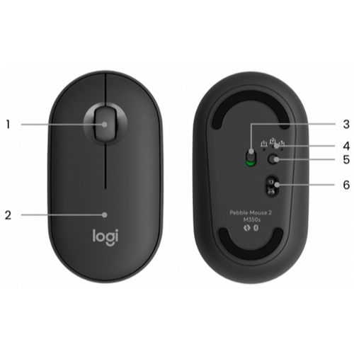 [🔰Chính Hãng] Chuột Bluetooth Không Dây Logitech M350s - Mỏng Nhẹ, Yên Tĩnh, Pin Bền Bỉ, Đa Thiết Bị | BigBuy360 - bigbuy360.vn