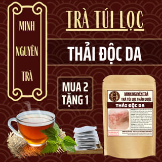 Trà Túi Lọc Thải Độc Da - Minh Nguyên - Viêm Da Cơ Địa, Chàm Da, Nấm, Ngứa, Bội Nhiễm, Vảy Nến, Á Sừng, Tổ Đỉa - 50 lọc