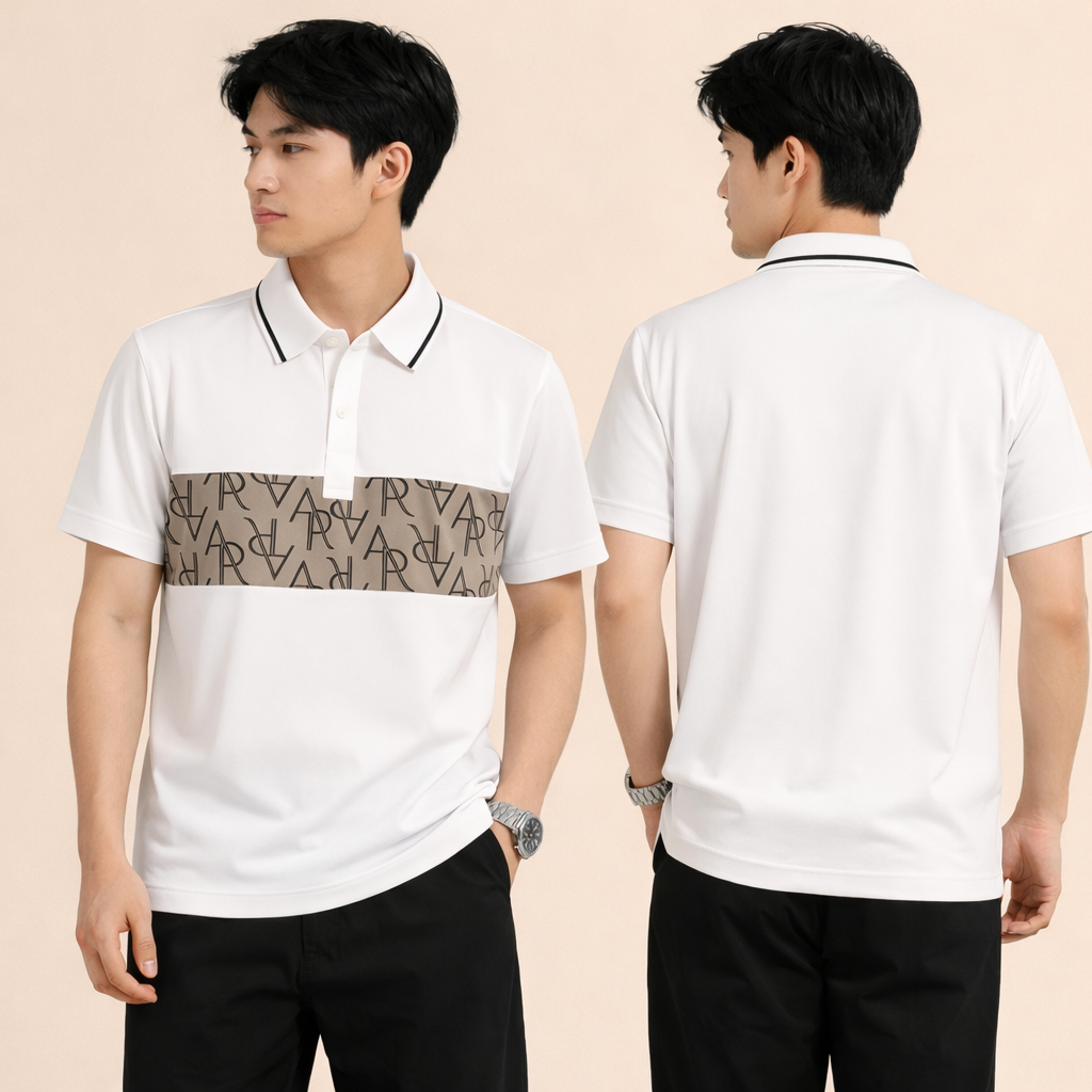 Áo Polo Nam POLO-M&P1 Cotton Giữ Form Tốt -  Thoáng Khí Thấm Hút Êm Mịn - Co Giãn Nhẹ Mặc Hàng Ngày