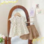 Set Bộ Bé Gái Hàn Quốc Babydoll + Chân Váy Hai Tầng Hè 2026 Hoạ Tiết Hoa Dễ Thương