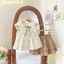 Set Bộ Bé Gái Hàn Quốc Babydoll + Chân Váy Hai Tầng Hè 2026 Hoạ Tiết Hoa Dễ Thương