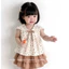 Set Bộ Bé Gái Hàn Quốc Babydoll + Chân Váy Hai Tầng Hè 2026 Hoạ Tiết Hoa Dễ Thương