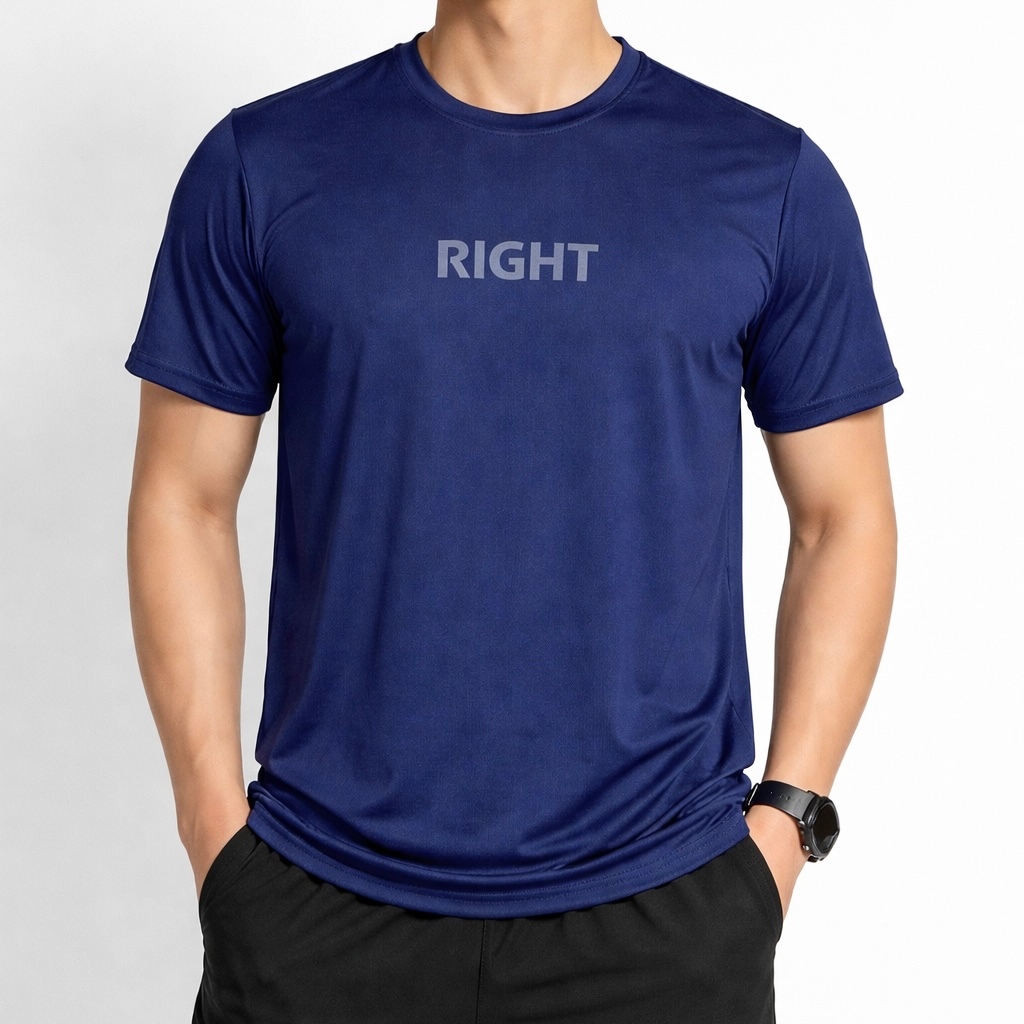 Áo Phông Nam TS-RIGHT Thun Lạnh Thoáng Khí Nhanh Khô Co Giãn Form Rộng Thoải Mái