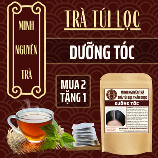 Trà Túi Lọc Dưỡng Tóc - Hà Thủ Ô Đỏ - Hỗ Trợ Giảm Rụng Tóc, Tóc Bạc Sớm, Giúp Đen Tóc, Mọc Tóc, Bổ Máu, Thận Âm - 50 lọc