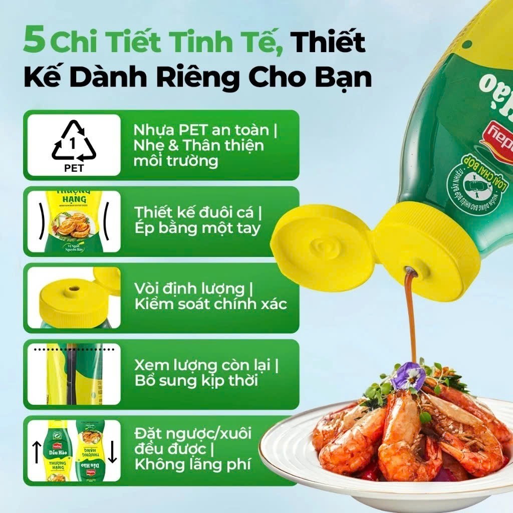 Dầu Hào Thượng Hạng Haday 590g Đậm Đà, Gia Vị Nêm Sẵn Ướp Xào Nấu Chuẩn Vị Trung Hoa