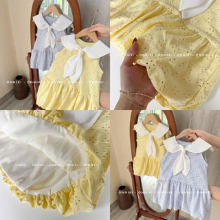 Váy bé gái, váy xếp ly Hàn Quốc phong cách đáng yêu cho bé gái từ 6-25kg TINY