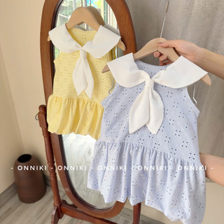 Váy bé gái, váy xếp ly Hàn Quốc phong cách đáng yêu cho bé gái từ 6-25kg TINY
