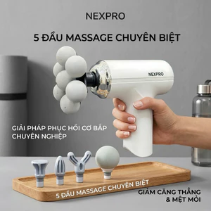 Máy massage cầm tay cao cấp , mát xa cơ vai gáy , mat xa toàn thân làm quà tặng - BẢO HÀNH 12 THÁNG