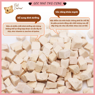 [200gr] Thức ăn sấy cho chó mèo cao cấp (Gà sấy, trứng sấy, chim cút, gan bò, tôm sấy, cá hồi sấy)