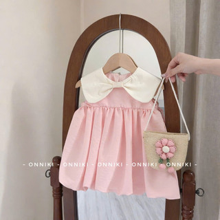 Váy dáng bí babydoll bé gái sát nách cho bé gái dạo phố đi học không tay mới size 6-25kg COCO