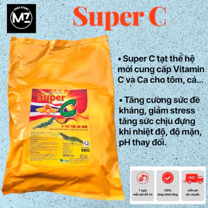 Super C Tạt Thế Hệ Mới tăng sức đề kháng, giảm sốc cho cá, tôm (5Kg)