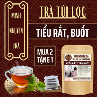 Trà Túi Lọc Tiểu Rắt Tiểu Buốt - Minh Nguyên - giảm tiểu són, tiểu buốt, phòng sỏi và viêm tiết niệu - Túi 50 lọc