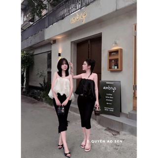 SET ÁO CUP TƠ KÍNH MIX QUẦN LỬNG HOT HIT