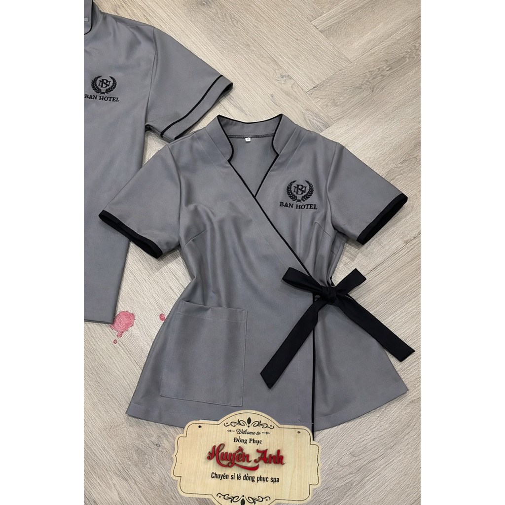 Đồng phục spa,thẩm mỹ viện cap cấp,chất liệu cotton lạnh