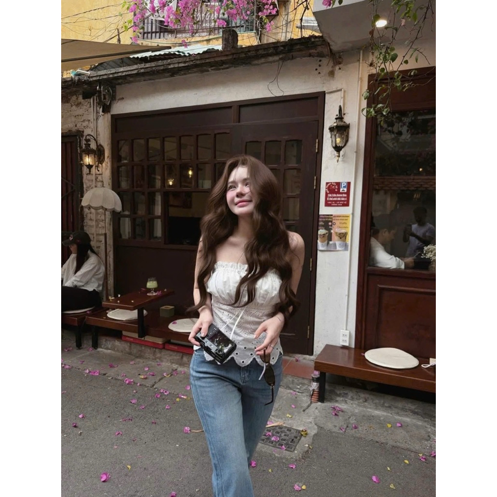 𝒄𝒂𝒎.𝒄𝒍𝒐𝒔𝒆𝒕•Áo Thô Boi Dập Hoa