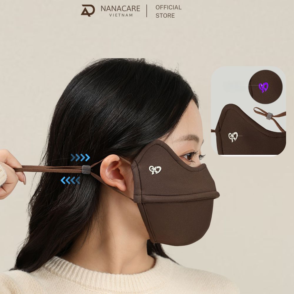 [ Nâng Cấp UPF1000+] Khẩu Trang Thu Đông Chống Uv Nanacare, Khẩu Trang Chống Nắng Dày Dặn Dành cho Nam Và Nữ [P1]