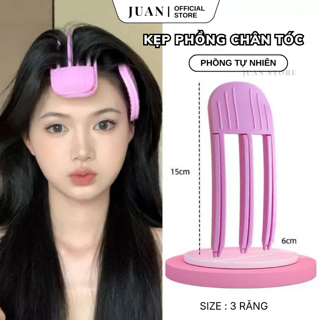 [Quà tặng không bán] Kẹp Tạo Phồng Chân Tóc, Lược Kẹp Taọ Kiểu Tóc