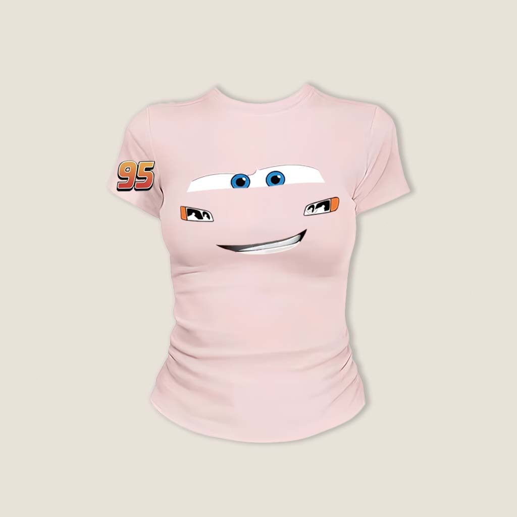 COD BOOM🔥 Áo Baby Tee Nữ Ôm Body-Áo Thun Ngắn Tay Y2K In Hình Phong Cách Mới Mùa Hè, Ôm Cổ Tròn Hàng Đầu Hợp Kiểu Mỹ #08