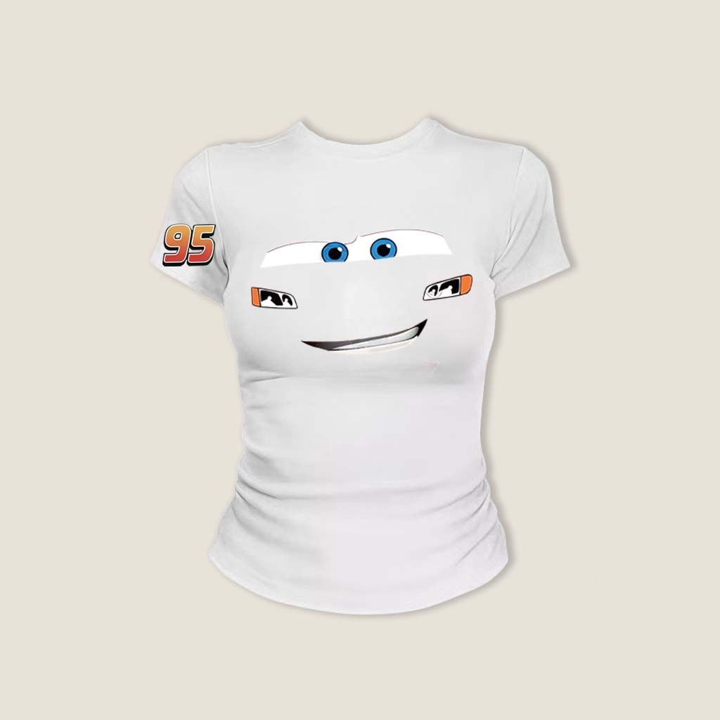 COD BOOM🔥 Áo Baby Tee Nữ Ôm Body-Áo Thun Ngắn Tay Y2K In Hình Phong Cách Mới Mùa Hè, Ôm Cổ Tròn Hàng Đầu Hợp Kiểu Mỹ #08