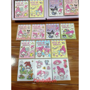 Set 7 Sổ Sticker Hoạt Hình - 1Sổ Gồm 12 Trang Với Nhiều Hình Dễ Thương Khác Nhau ( Giao Mẫu Ngẫu Nhiên)