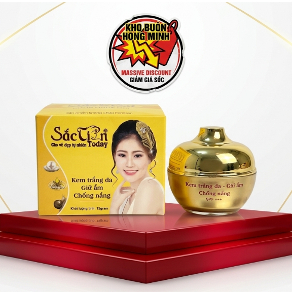 Kem Sắc Tiên Today [Màu Vàng] Bảo Vệ Da Dưới Ánh Nắng, Cấp Ẩm, Dưỡng Trắng Chuyên Sâu