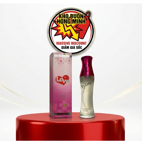 Nước Hoa My Love, Thơm Lâu, Hương Tự Nhiên, Ngọt Ngào, Dễ Mang 35ml