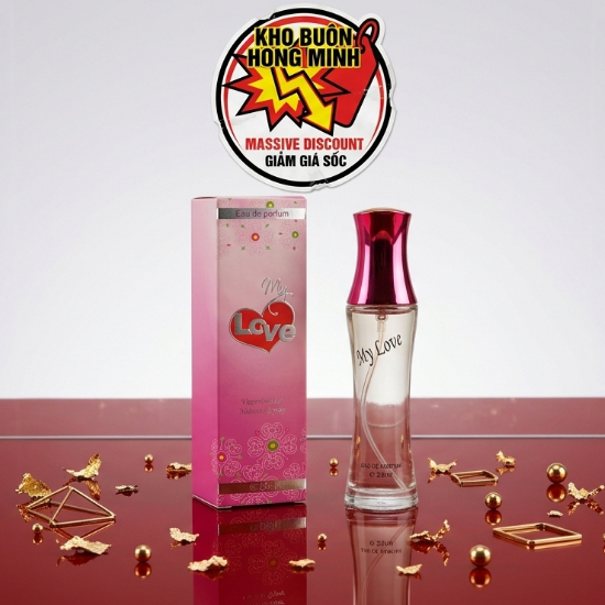 Nước Hoa My Love, Thơm Lâu, Hương Tự Nhiên, Ngọt Ngào, Dễ Mang 35ml