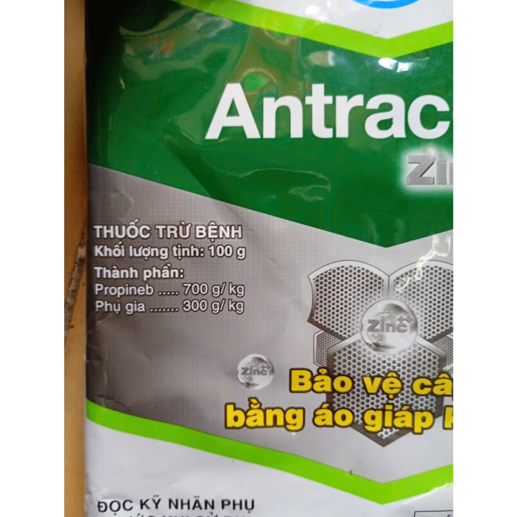 Sản phẩm Tr.ừ Nấ.m B.ệnh Cho Cây Trồng ANTRACOL 70wp Gói 100gr