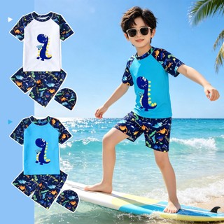 Đồ BơI ChốNg NắNg Bé Trai MớI Hè In KhủNg Long Polyester Nhanh Khô đồ BơI Bé GáI