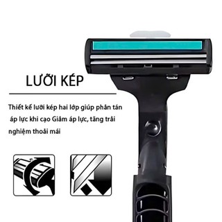 Set Dao Cạo Râu 108 Lưỡi + 3 Cán Dao Tặng Kèm 3 Lọ Gel Làm Mềm Râu Và Hộp Đựng Cán
