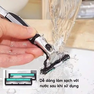 Set Dao Cạo Râu 108 Lưỡi + 3 Cán Dao Tặng Kèm 3 Lọ Gel Làm Mềm Râu Và Hộp Đựng Cán