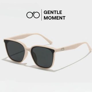 Kính râm gọng vuông GENTLE MOMENT kính mát thời trang nam nữ chống tia UV phong cách Hàn Quốc GM8357
