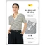 Áo Polo Nữ Yody Kẻ Dáng Suông Cổ V WCPO25A444