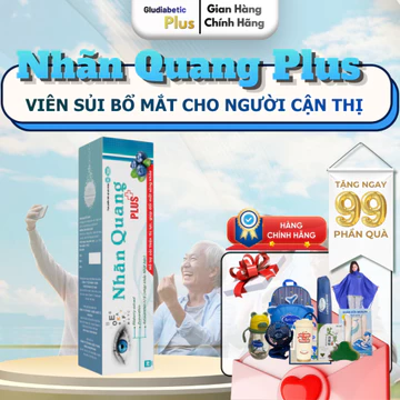 Viên Uống Bổ Mắt Nhãn Quang Plus Tăng Cường Thị Lực Mắt Chống Mỏi Mắt Nhức Mắt Chính Hãng 20 viên